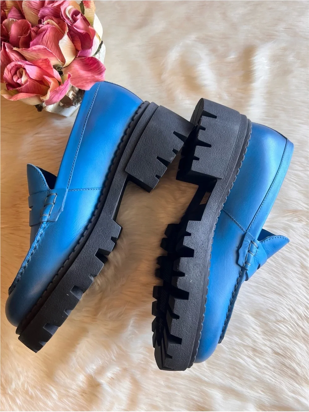 New • Free People Lyra Lug Sole Loafer - Picture 5 of 7